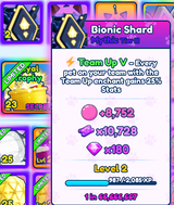 [BGSI] 1x EN GÜÇLÜ STAT PET MYTHİC BİONİC SHARD