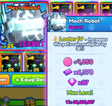 [BGSI] 1x SECRET MECH ROBOT!! [EN UCUZ] 66.1M/1