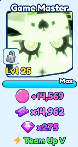 BGSI 1x MYTHIC Game Master MAX Level Team Up V