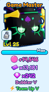 BGSI 1x SHINY Game Master MAX Level Team Up V