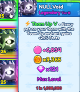 [BGSI] 1x Team UP V NULLVoid! [EN UCUZ]