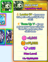 [BGSI] 1x Team UP V Shiny NULLVoid! [EN UCUZ]