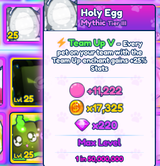 [BGSI] 1x Mythic Holy Egg [EN UCUZ]