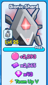 BGSI Bionic Shard 25lvl TeamUp V 1x