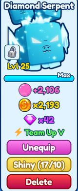 (BGSI) DİAMOND SERPENT TEAM UP V