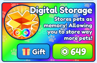 BGSI DIGITAL STORAGE GAMEPASS BGSI DIGITAL STORAGE GAMEPASS