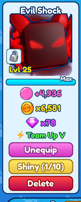 [BGSI] Evil Shock {25lvl team up5}