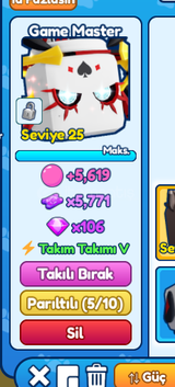 (BGSI) GAME MASTER 25 LVL TEAM UP V