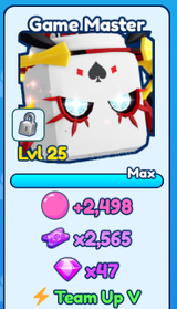 BGSI Game Master 25lvl TeamUp V 2x