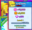 BGSI♾️ - King Spitty (Infinity Pet)