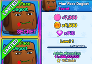 BGSI ⭐ Man Face Dogcat [5x] ⭐ Hızlı Teslim