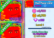 BGSI ⭐ Man Face Lord [10x] ⭐ Hızlı Teslim