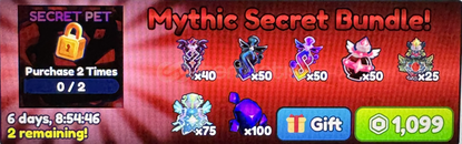 BGSI Mythic Secret Bundle!