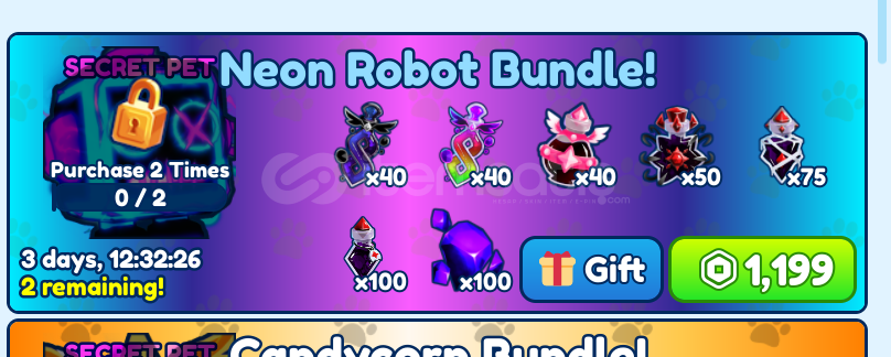 BGSİ Neon Robot Bundle  BGSİ Neon Robot Bundle