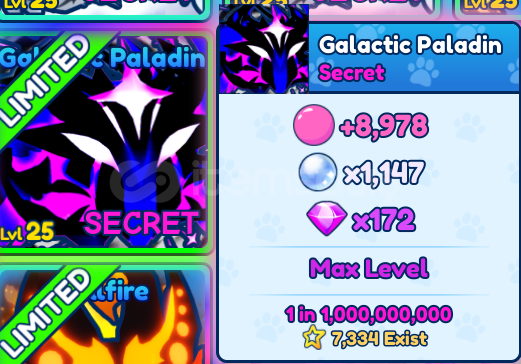 Secret Galactic Paladin  Secret Galactic Paladin