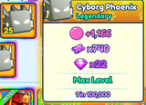 BGSI Shiny Cyborg Phoenix maxed