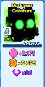 BGSİ 4x Shiny darkness creature