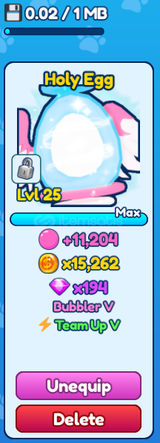 BGSI Shiny Holy Egg