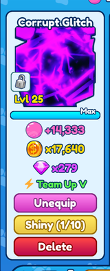 [BGSI] Mythich Corrupt Glitch{25lvl team up5}
