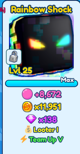 BGSİ Shiny rainbow shock