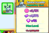 BGSI Shiny Space İnvader 2m da 1 çıkar max lvl