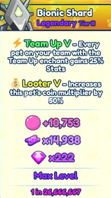 [BGSI] Team Up V Shiny Bionic Shard [EN UCUZ]