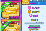 BGSI ⭐ The Golden Tİcket [10x] ⭐ Hızlı Teslim