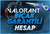 VALORANT 1000X BIÇAK GARANTİLİ RANDOM HESAP 