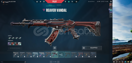 BIÇAK VE VANDAL SKİNLİ VALORANT HESABI!!!