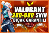 ⭐BIÇAKLI⭐ %100 200-500 SKİN EFSANE HESAPLAR⭐