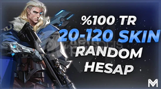  [BIÇAKLI] %100TR 20-120 SKİN GARANTİ RANDOM⭐