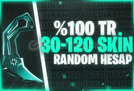 ⭐[BIÇAKLI] %100TR 30-120 SKİN GARANTİLİ RANDOM⭐