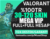 ⭐[BIÇAKLI] %100TR 30-120 SKİN RANDOM HESAP⭐