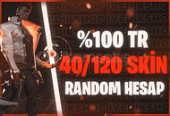 ⭐[BIÇAKLI] %100TR 40-120 SKİN GARANTİLİ RANDOM⭐