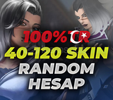 ⭐[BIÇAKLI] %100TR 40-120 SKİN RANDOM HESAP⭐