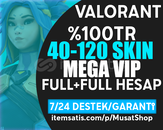 ⭐[BIÇAKLI] %100TR 40-120 SKİN RANDOM HESAP⭐
