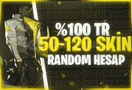[BIÇAKLI]⭐%100TR 50-120 SKİN GARANTİLİ RANDOM⭐