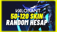 ⭐[BIÇAKLI] %100TR 50-120 SKİN RANDOM HESAP⭐
