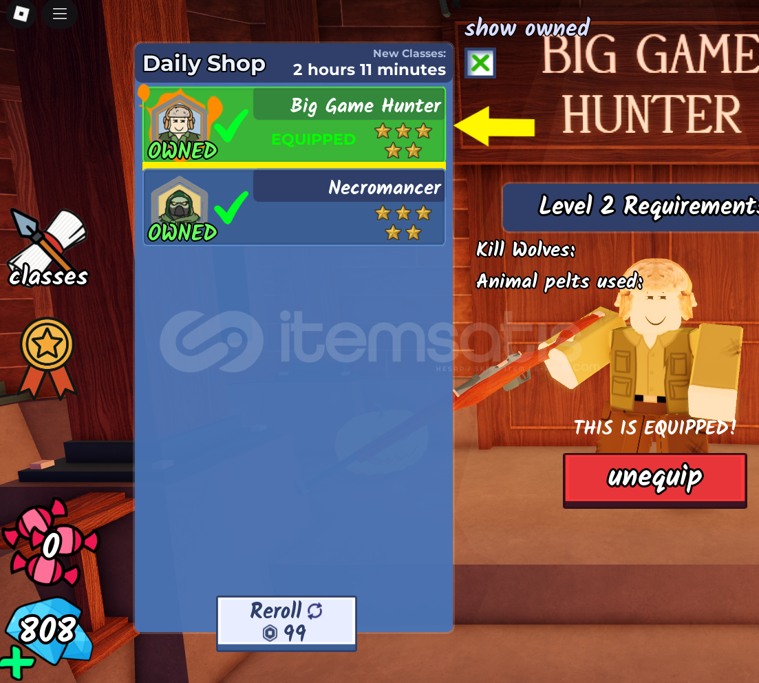 Big Game Hunter + Necromancer + 808 GEMS ✅ Big Game Hunter + Necromancer + 808 GEMS ✅