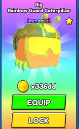 Big Rainbow Guard Catterpillar/Climb and Jump
