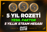 Bilgileri Değişen 5 Yıllık Rozetli Cs2 Hesapları