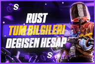 ⭐[BİLGİLERİ DEĞİŞEN] RUST OYUNLU HESAP !⭐️