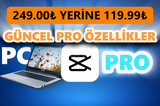 ⭐Bilgisayar Capcut Pro Üyelik [ 1 Aylık ]
