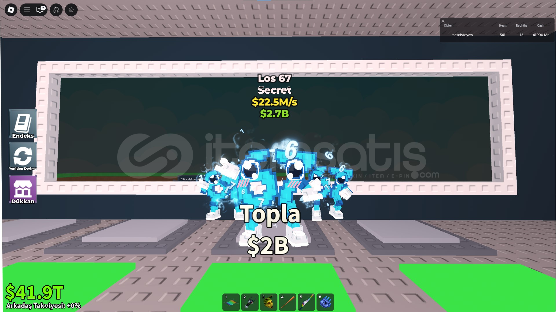 Bir Brainrot Cal Los 67 (EN UCUZU)  Bir Brainrot Cal Los 67 (EN UCUZU)
