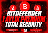 BitDefender Total Security 1 Aylık Hesap