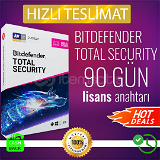 Bitdefender Total Security 3 Ay 5 PC Key