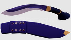 Black and Bronze Kukri