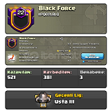 BLACK FORCE 22 LVL USTA3 KLAN