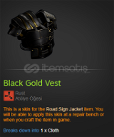 Black Gold Vest