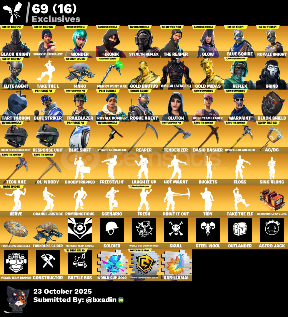 210 SKIN BLACK KNIGHT & IKONIK 210 SKIN BLACK KNIGHT & IKONIK